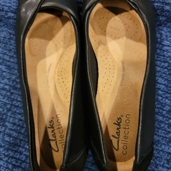 Clark's Ruched Front Slip on Shoes Size 7 - Picture 6 of 7